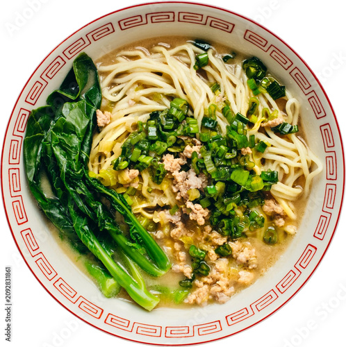 Ramen isolated on transparent background