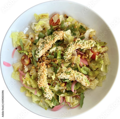 Salad without background