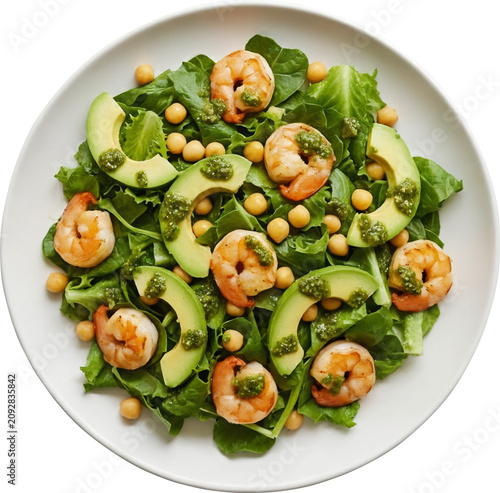 Salad without background