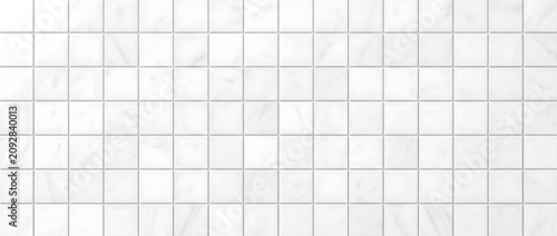 White marble tile texture with seamless square stone pattern for elegant modern interior walls floors and architectural surfaces
