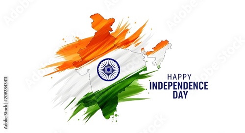 Obraz na płótnie India independence day celebration background