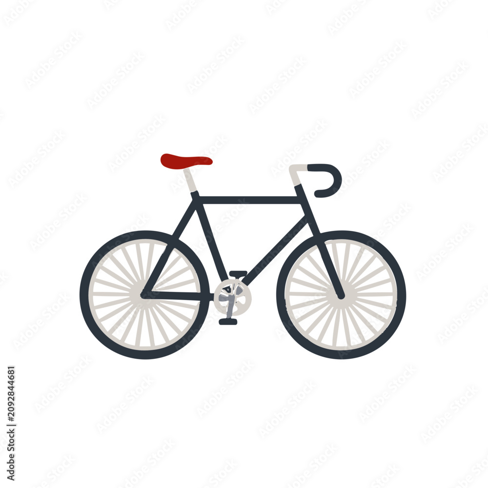 Fototapeta premium Flat design bicycle