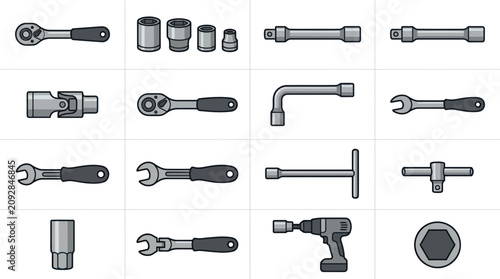 Konstfotografi Collection of various hand tools.