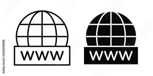 Tablou pe pânză Url icon