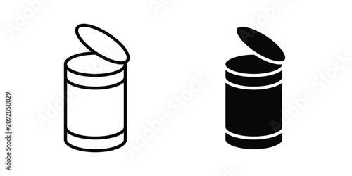 Canned food icon
