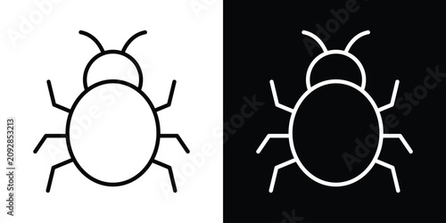 Obraz na plátne Bugs icon