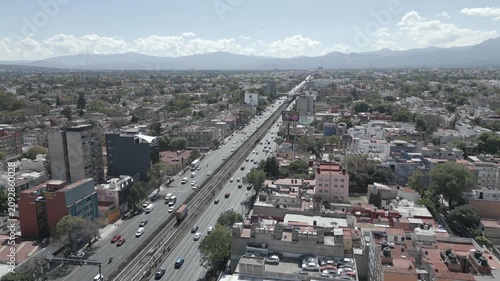 aerial view of Mexico City