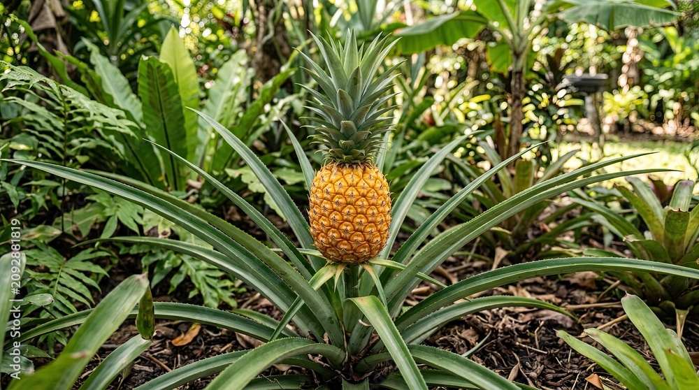 Obraz premium pineapple on the plant
