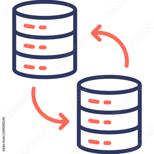 Fotografie data exchange Icon