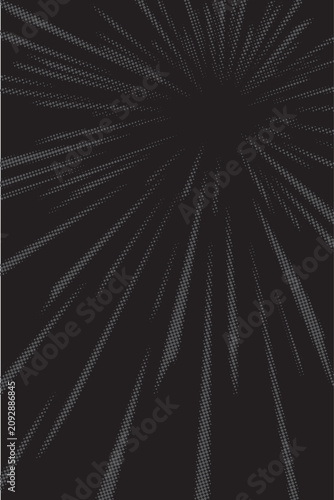 halftones explosion with alpha channel