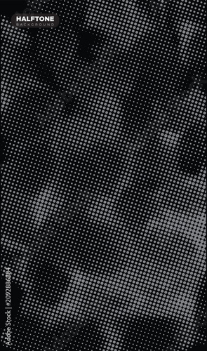 black and white halftones background