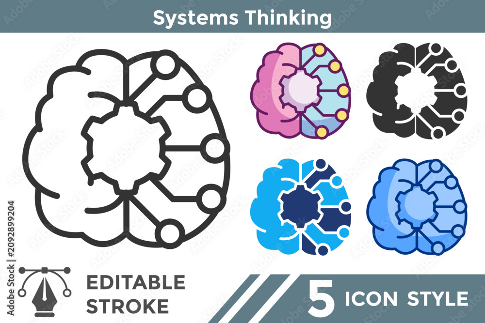 Tableau sur toile Systems Thinking