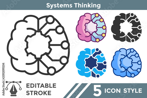 Tableau sur toile Systems Thinking