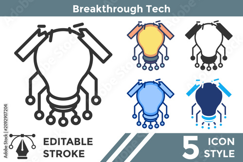 Cuadro en lienzo Breakthrough Tech