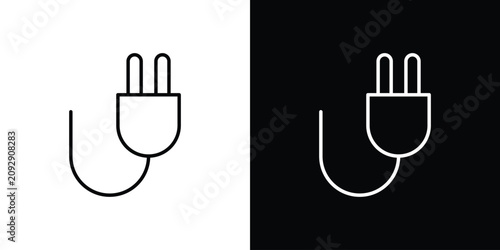Cuadro en lienzo Plug icon