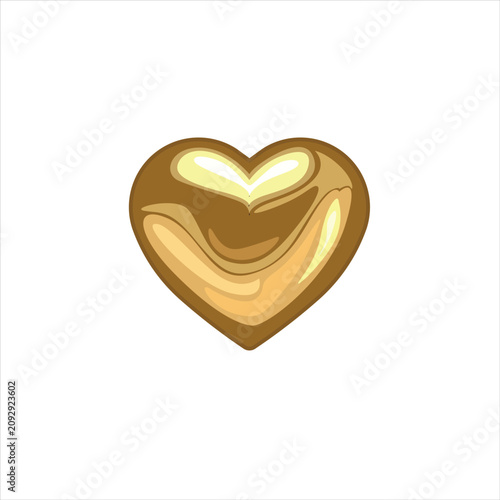 love and gold color