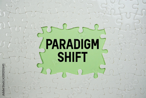 Jigsaw puzzle with a missing piece with 
