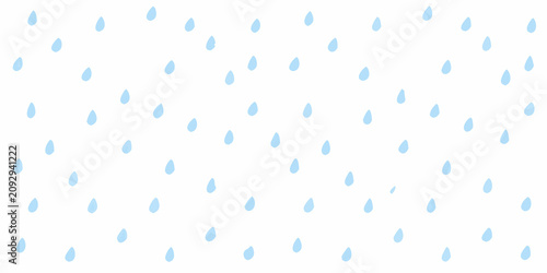 Photos Light blue raindrop pattern on a white background
