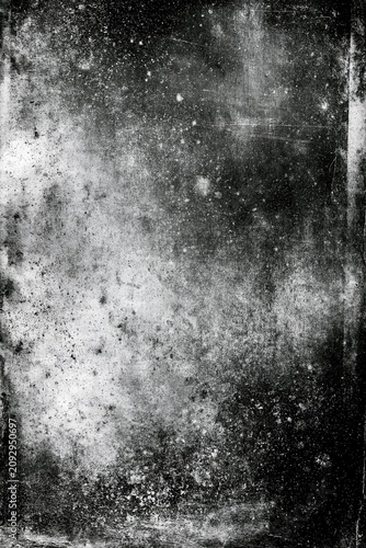 Abstract black and white grunge distressed texture background,texture overlay effects of bad photocopySmudged Scanner,black and white grainy background with dust and scratch,old photo overlay texture