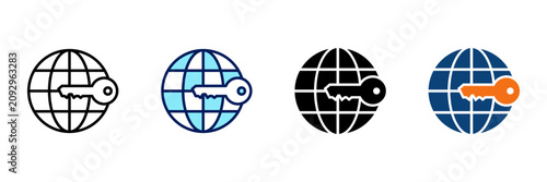 Ssl Certificate Multistyle Icon Set