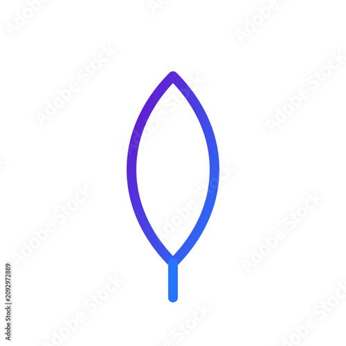 Minimalist Tree Illustration with Simple Line Design on White Background