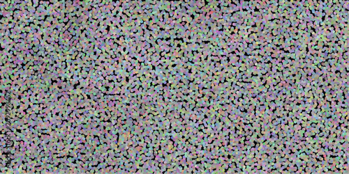 Soft pastel colored dots forming a textured pattern on a black background abstract pointillism