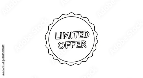 Limited offer promotional seal stamp.