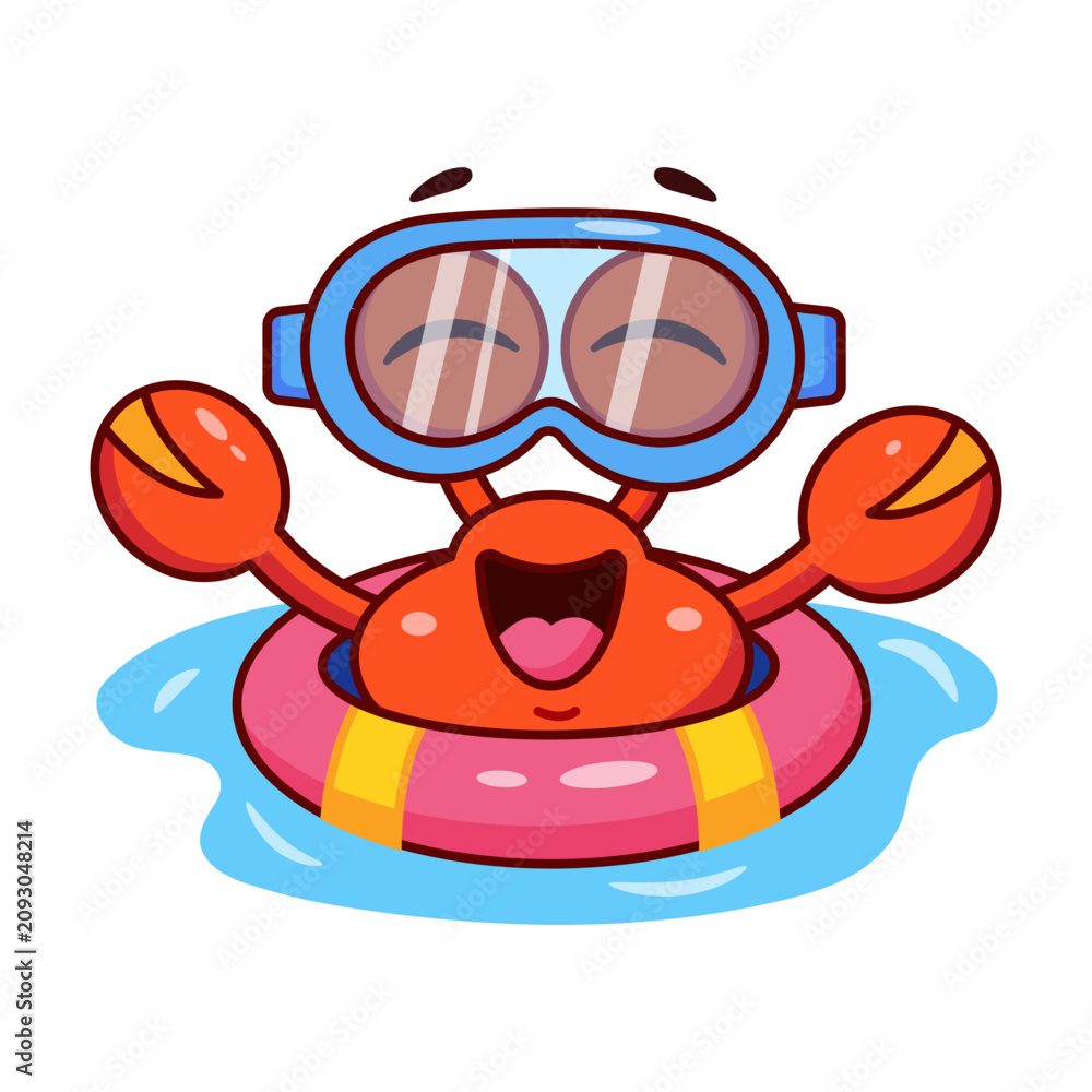 Naklejka premium Diver Crab