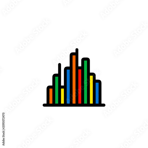 Audio Spectrum Bar Icon