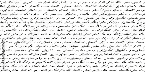 Canvastavla handwritten text page with flowing cursive script handwriting calligraphy penman