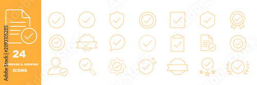 фотографія Checkmark icon set