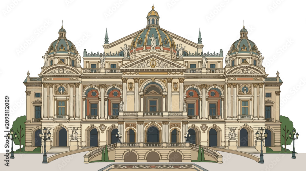 Obraz premium Palace of Fine Arts Building.