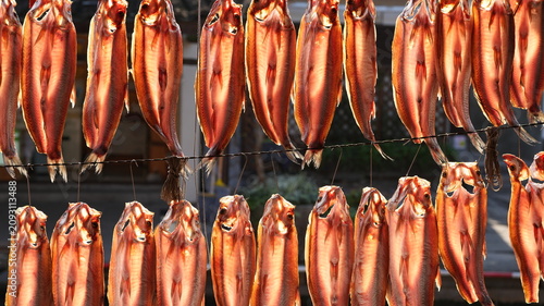 Foto The Chinese traditional delicious fish and pork food with the dried cooking way