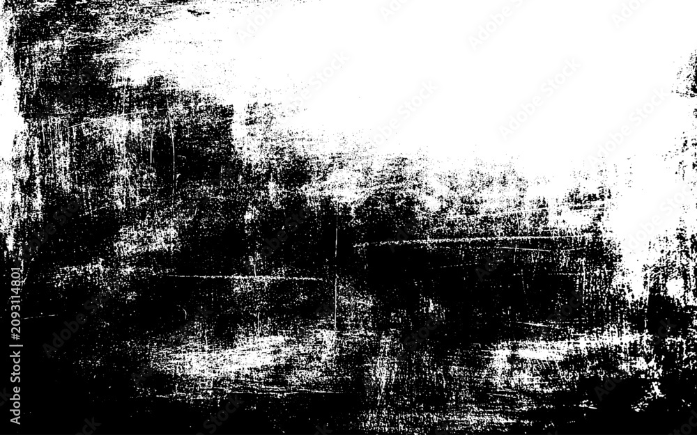 Obraz premium Abstract background. Monochrome texture. Image includes a effect the black and white tones. Rough black and white texture vector. Distressed overlay texture. 