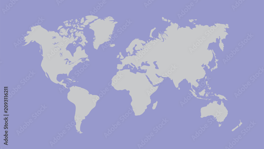 Fototapeta premium blue world map