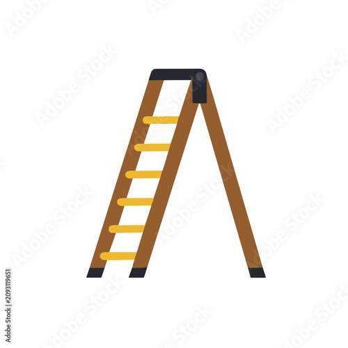 A-frame ladder illustration