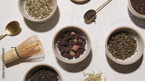 spices in a wooden spoon