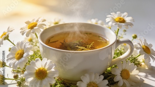 cup of herbal tea