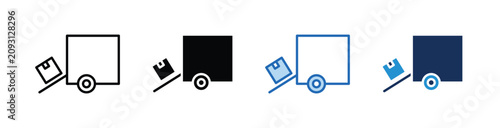 Foto Unloading  Icon Collection With Multiple Styles