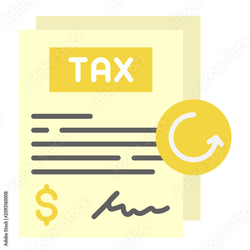 Foto Tax Return Document for Inherited Estate
