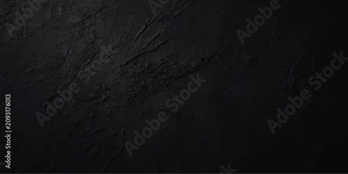 Tableau sur toile Dark textured wall surface with subtle cracks and dim light background concrete