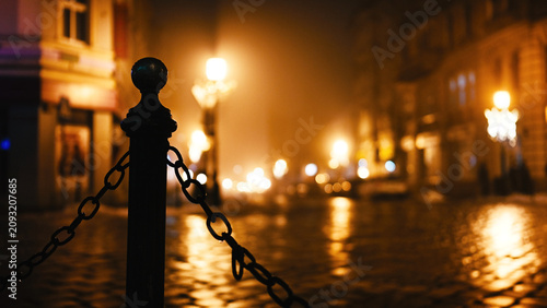Obraz na plátně Lights Of The Night City