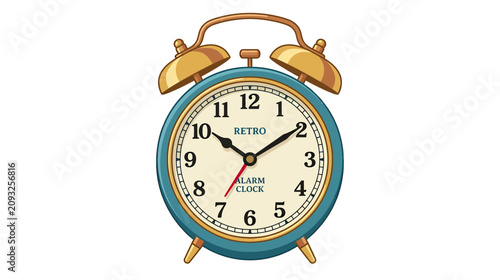 Obraz na plátně Retro Alarm Clock
