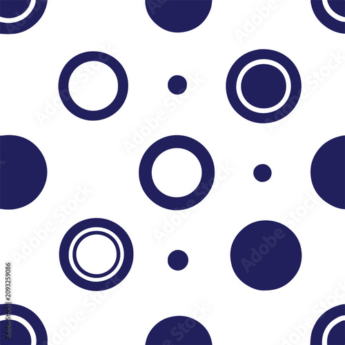 seamless background with circles