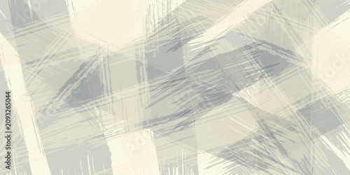 Tableau sur toile An expressive abstract background featuring bold smears and a diagonal blue brush stroke