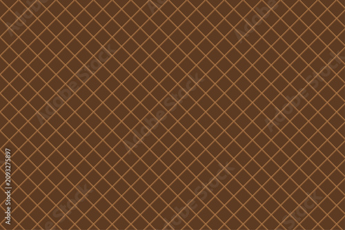 Chocolate wafer lattice pattern background