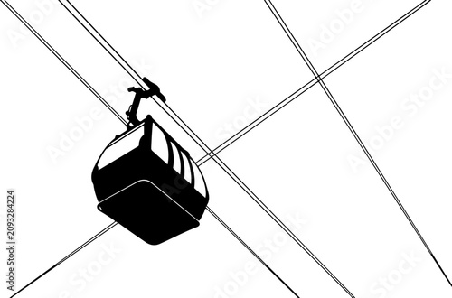 Cable Car, Gondola Lift, Monorail, Transportation Icon