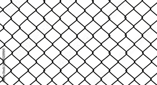 Closeup of metal chain link.