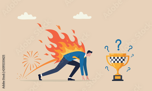 Принти на полотні Advantag fall motivation, agility or innovation for success, leadership concept,