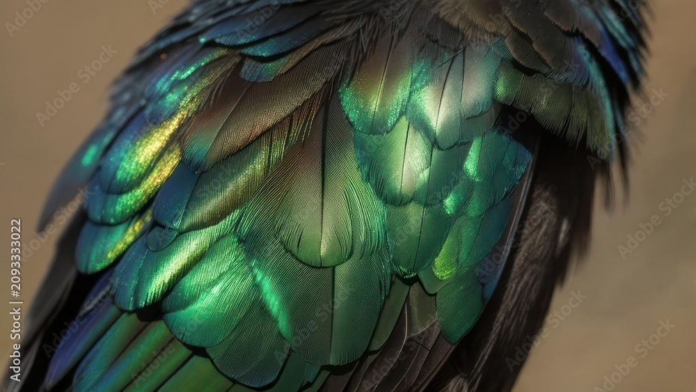 Obraz premium Close-up bird feathers (1)